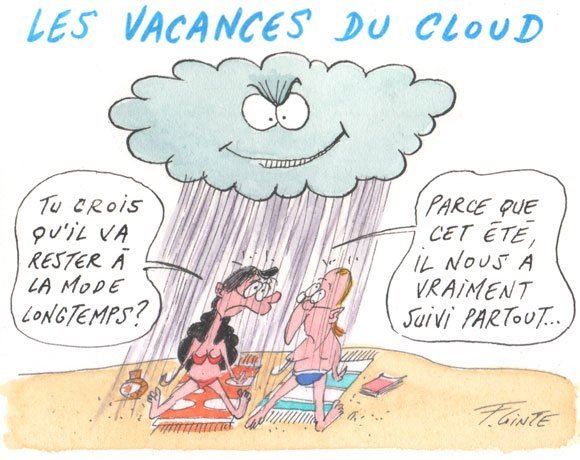 Dessin: Les vacances du Cloud